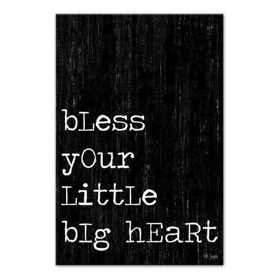 Creative Products Bless Your Little Big Heart 12x18 Canvas Wall Art
