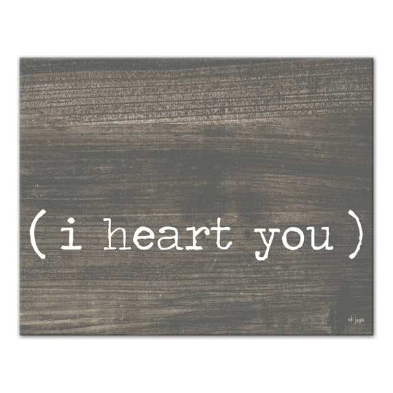 Creative Products I Heart You 11x14 Canvas Wall Art