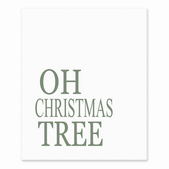 Creative Products Oh Christmas Tree 8x10 Canvas Wall Art