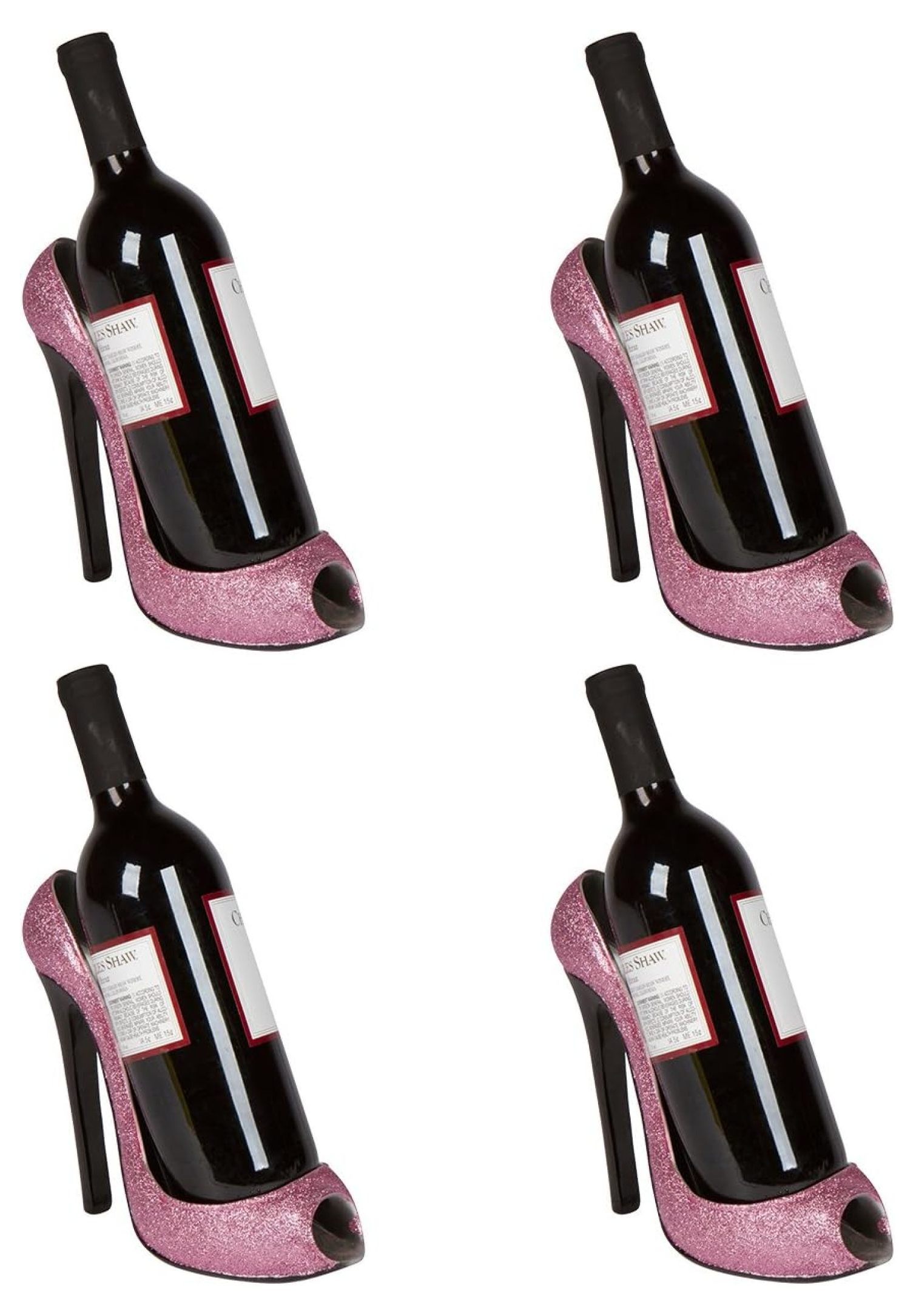 Jaxnfuro High Heel Wine Bottle Holder Stylish Conversation Starter