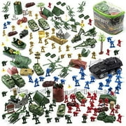 Jaxojoy Army Men Military Action Figure Set, 200 Pieces