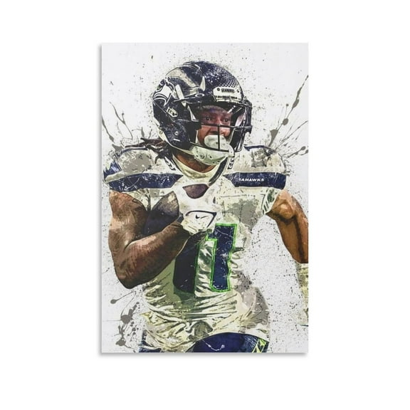 Jaxon Smith-Njigba Canvas Poster Print Photo Art Painting Canvas Poster Home Decorative Bedroom Modern Decor Posters Gifts 20x30inch(50x75cm)