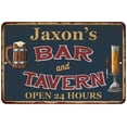 thumbnail image 1 of Jaxon's Green Bar & Tavern Rustic Sign 12 x 18 Matte Finish Metal 112180047285, 1 of 1