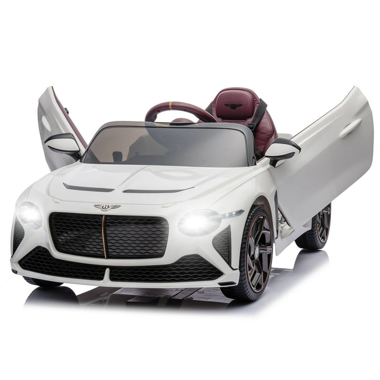 White bentley ride on car hotsell