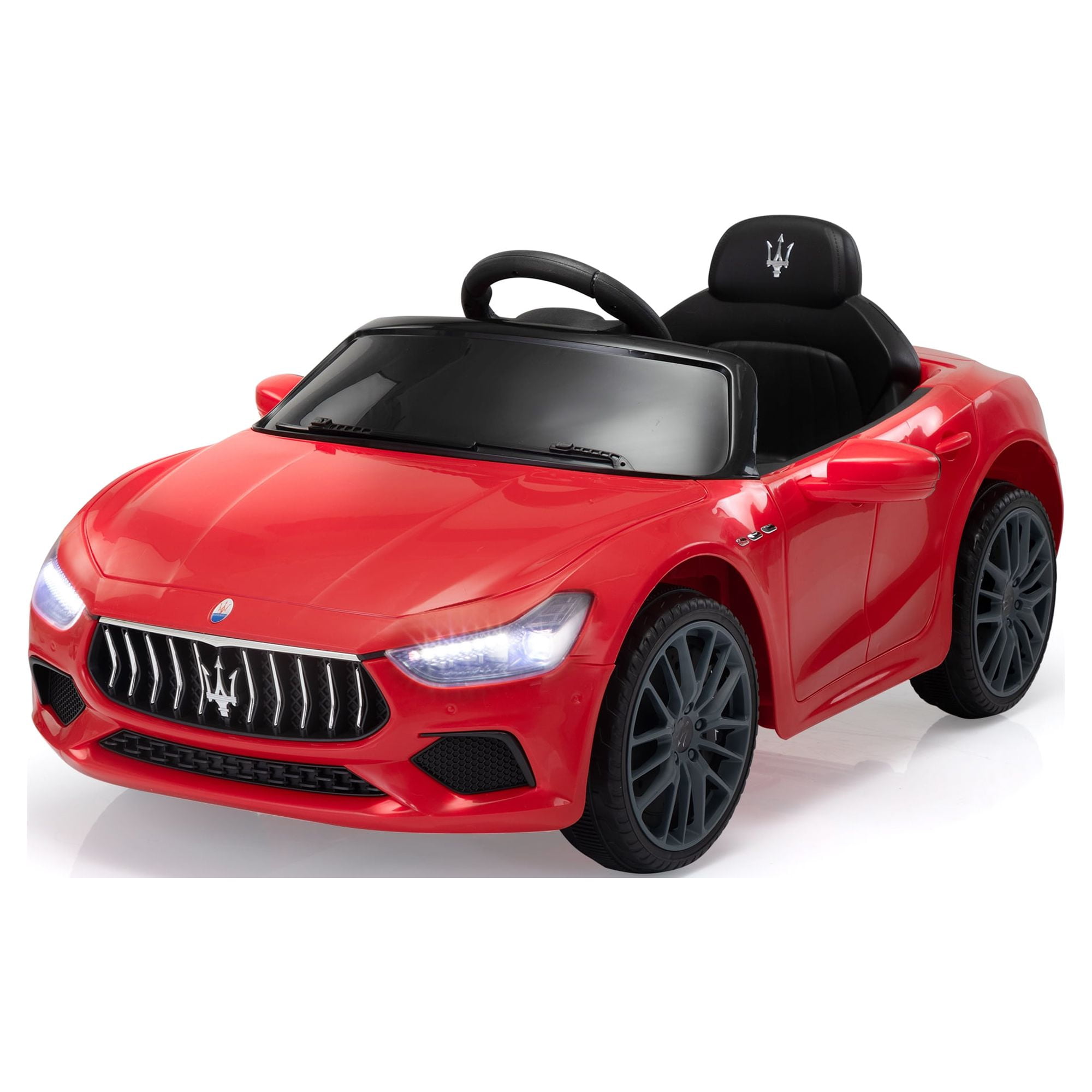 Jaxpety 12V Maserati Licensed Kids Ride on Car Battery Powered Toy Car