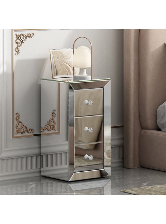 Mirrored Nightstands in Nightstands