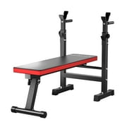 Jaxpety Foldable Bench Press Bench, Workout Bench for Home Gym, Adjustable Weight Bench