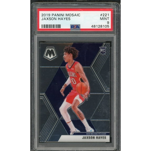 Jaxson Hayes 2019 Panini Mosaic Basketball Rookie Card RC #221 Graded PSA 9 MINT