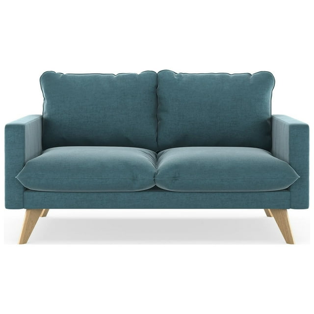 Jaxson Sofette Mod Velvet - Steel Blue