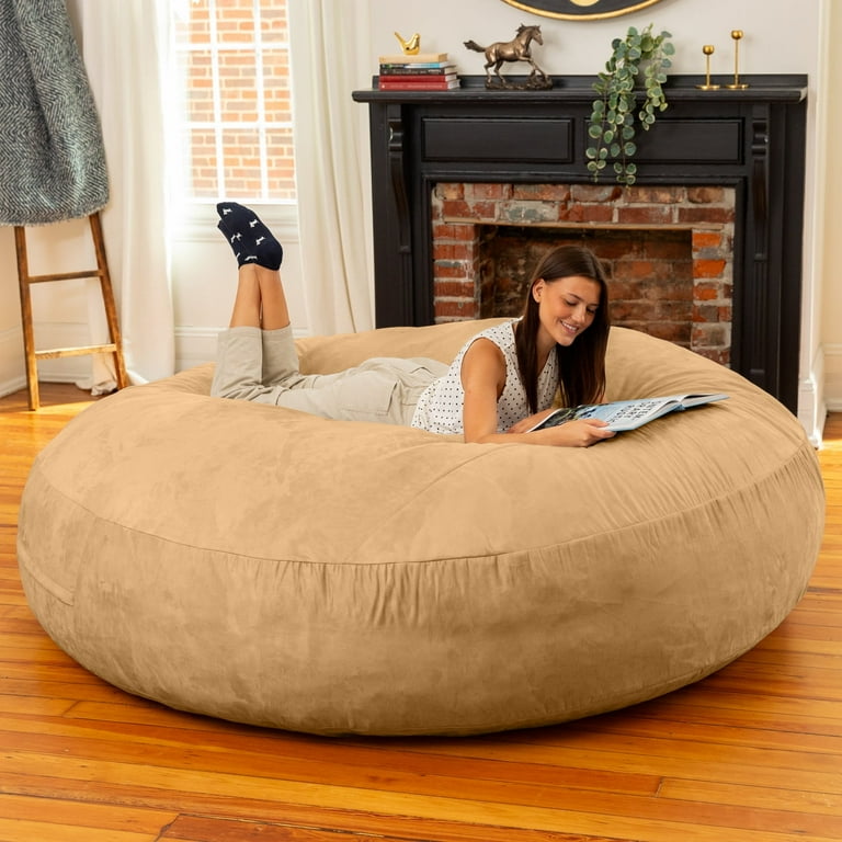 Jaxx 6ft Cocoon XXL Bean Bag Chair for Adults, Washable Cover