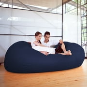 Jaxx 7.5 ft Lounger Microsuede Large Foam Sofa