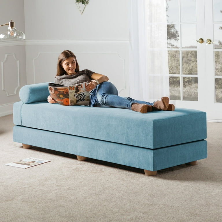 Jaxx Alon Daybed - Fold-Out Sleeper Chaise with Premium Memory