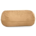 thumbnail image 1 of Jaxx 7 Foot Giant Bean Bag Sofa, Camel, 1 of 5