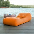 thumbnail image 1 of Jaxx Bean Bags Jaxx Arlo Outdoor Bean Bag Lounge with Pillow Tangerine, 1 of 4