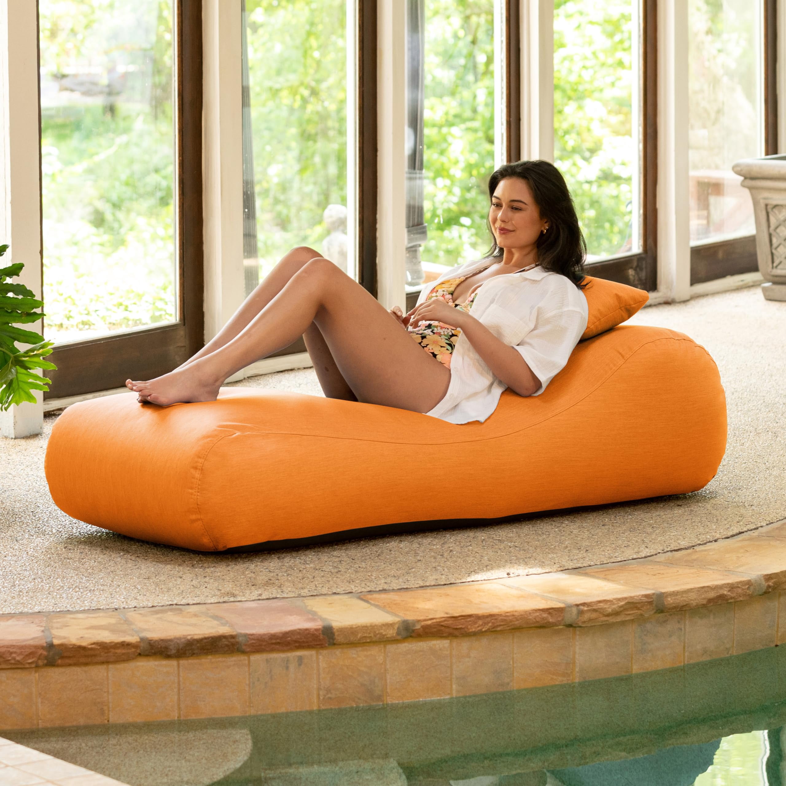 Jaxx Bean Bags Jaxx Arlo Outdoor Bean Bag Lounge with Pillow