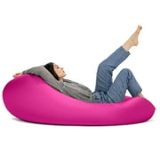 Jaxx Bean Bags Jaxx Nimbus Large Spandex Bean Bag Gaming Chair Pink