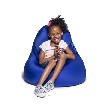 Jaxx Bean Bags Jaxx Nimbus Spandex Bean Bag Chair for Kids Blue