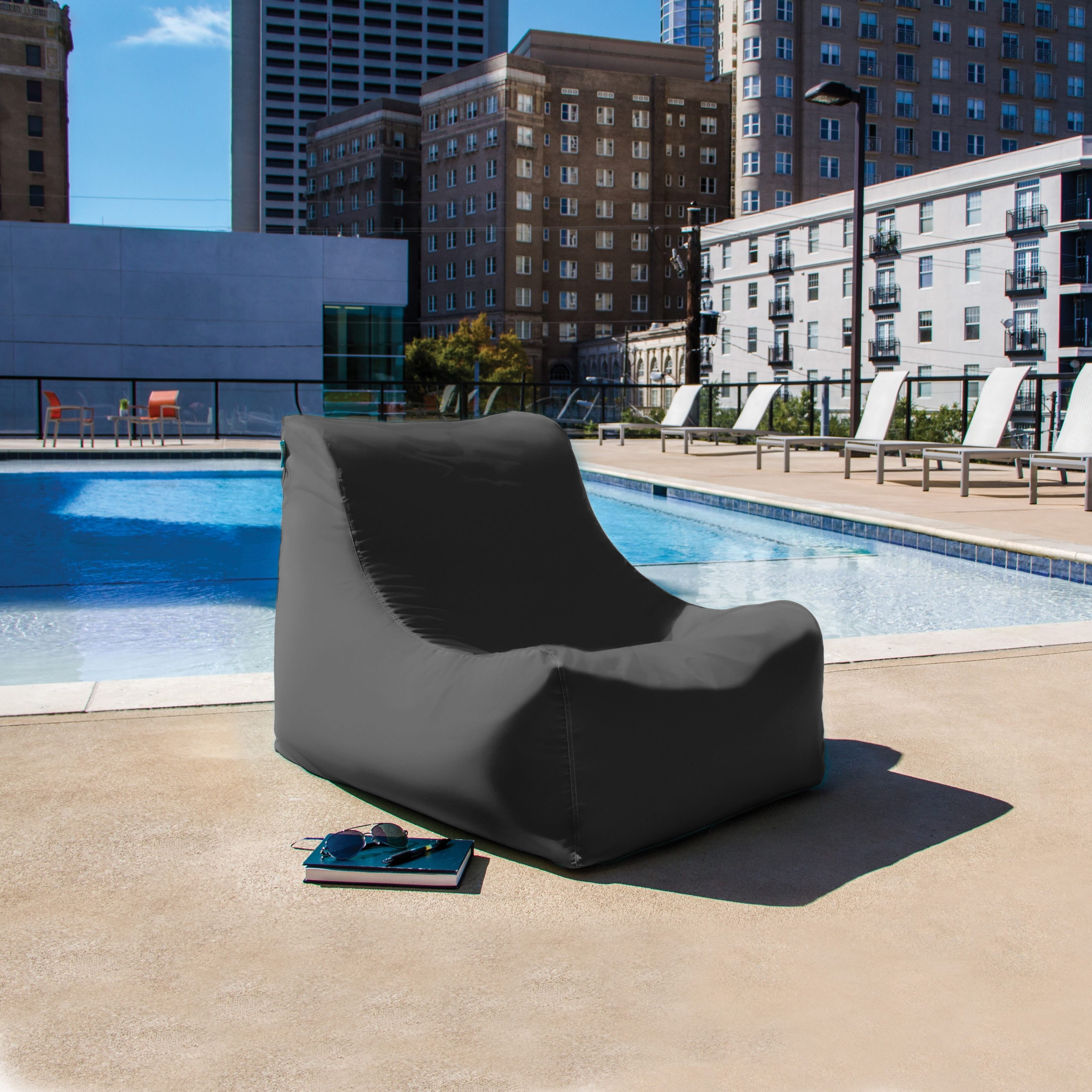 Jaxx Bean Bags Jaxx Ponce Outdoor Bean Bag Patio Chair and Lounger