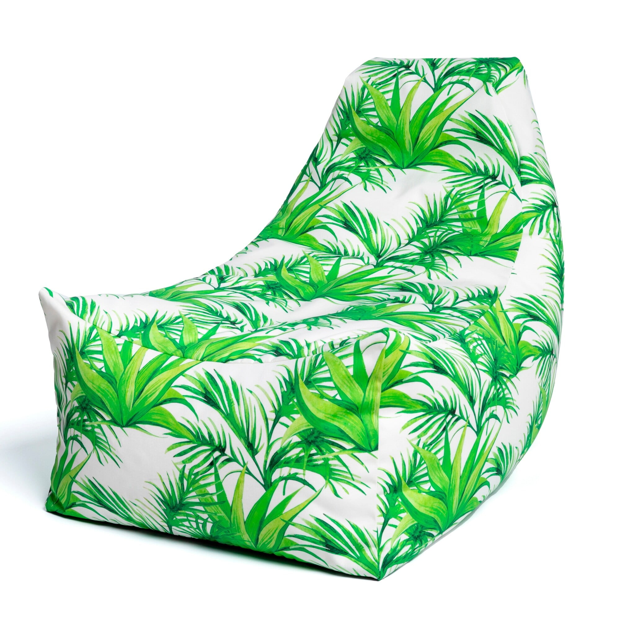 Jaxx Juniper Outdoor Bean Bag Patio Chair, Caribbean Palms