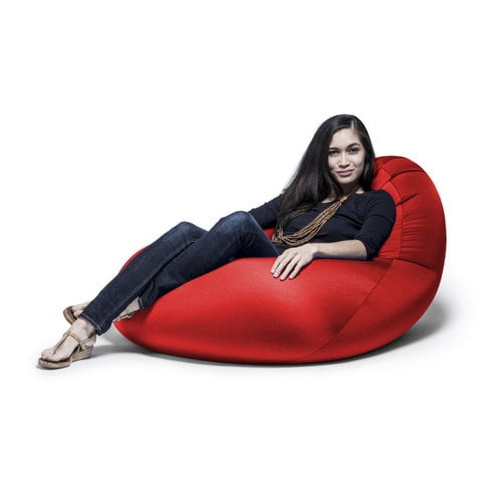 Jaxx Nimbus Spandex Bean Bag Chair for Adults-Furniture for Rec, Family Rooms and More, Large, Cardinal