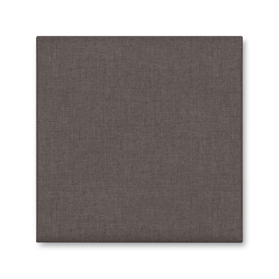 Jaxx Panelist Modern Padded Headboard- Wall Mounted Panel (22.5" x 22.5") - Microvelvet Havana Brown