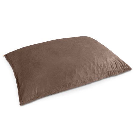 Jaxx Pillow Saxx 5.5-Foot - Huge Bean Bag Floor Pillow and Lounger, Chocolate