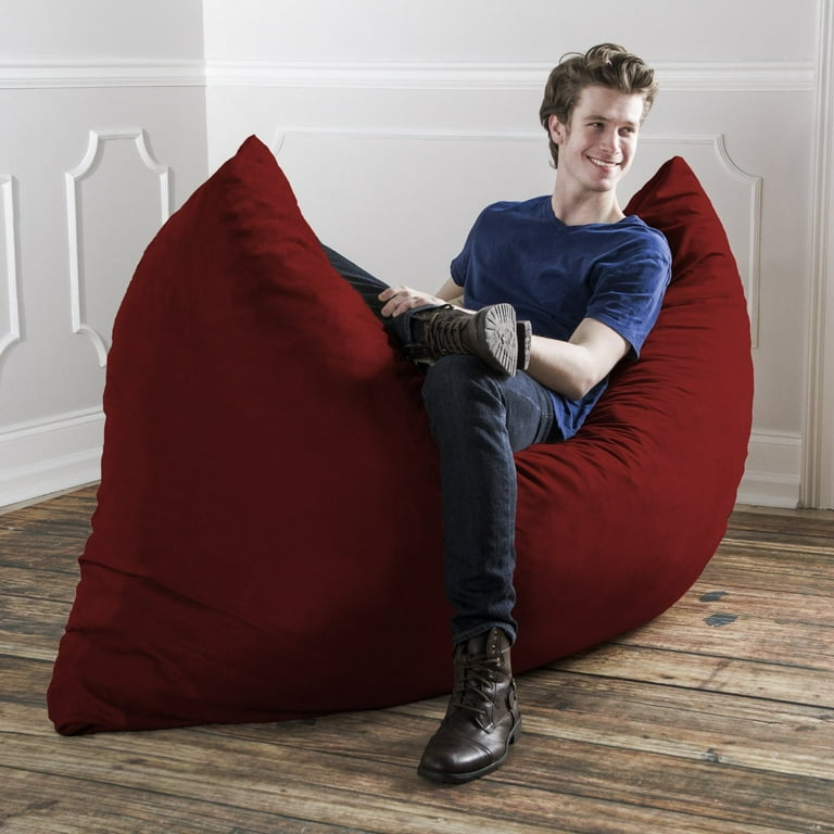Jaxx Pillow Saxx 5.5 Giant Bean Bag Pillow Cinnabar