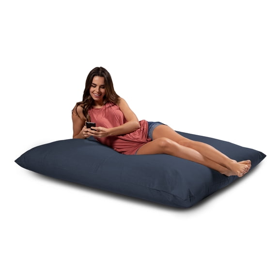 Jaxx Piper Giant Outdoor Bean Bag Pillow - Sunbrella Indigo
