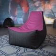 thumbnail image 1 of Jaxx Pixel Gamer Chair - Game Room / Home Theater Bean Bag Chair, Purple, 1 of 7