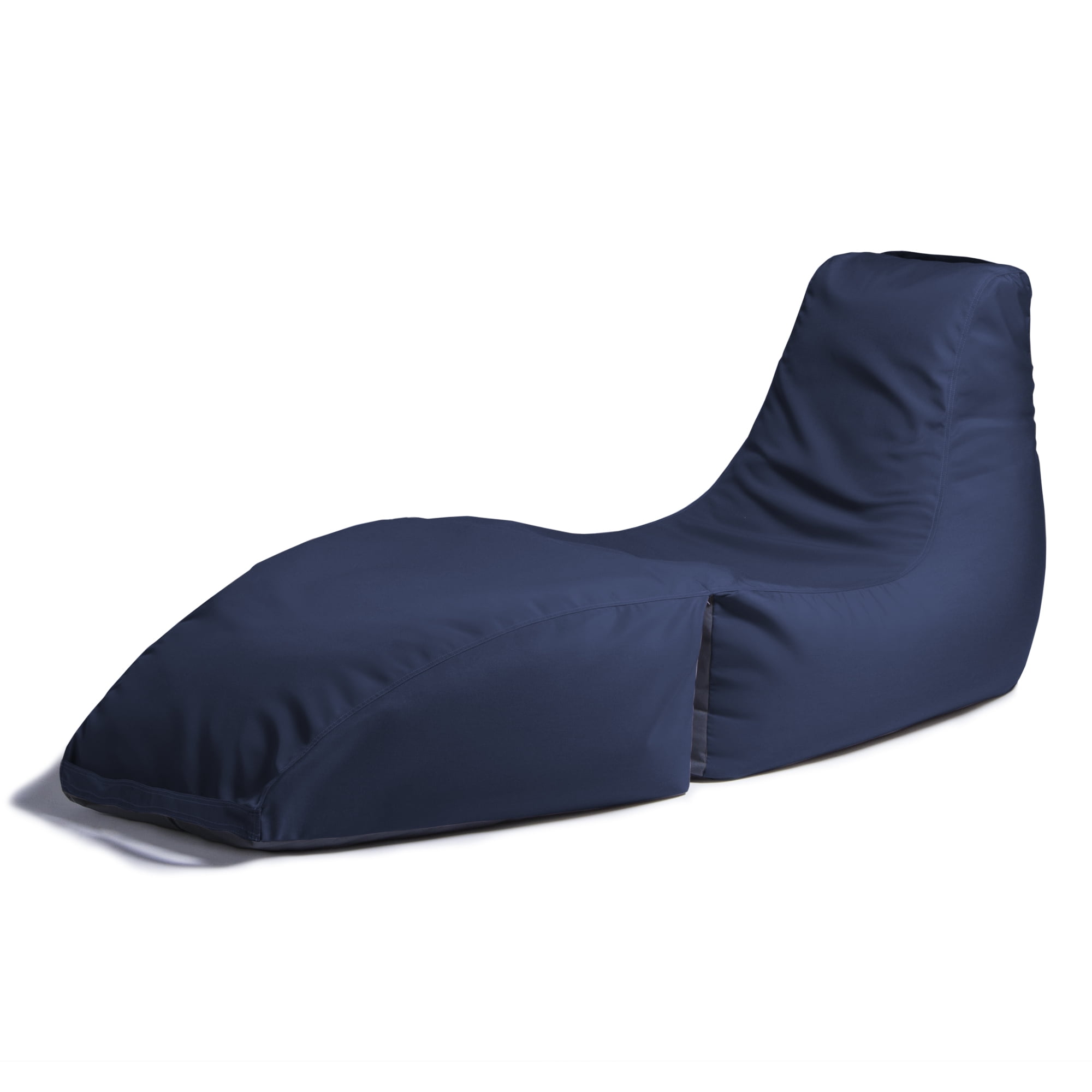 Jaxx Prado Outdoor Bean Bag Chaise Lounge Chair, Navy