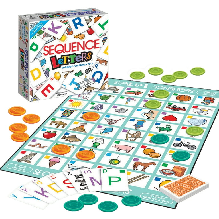 Jaxx Sequence Letters Board Game for Kids - Walmart.com