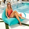 thumbnail image 1 of Jaxx Twist Outdoor Bean Bag Chair, Light Blue, 1 of 6