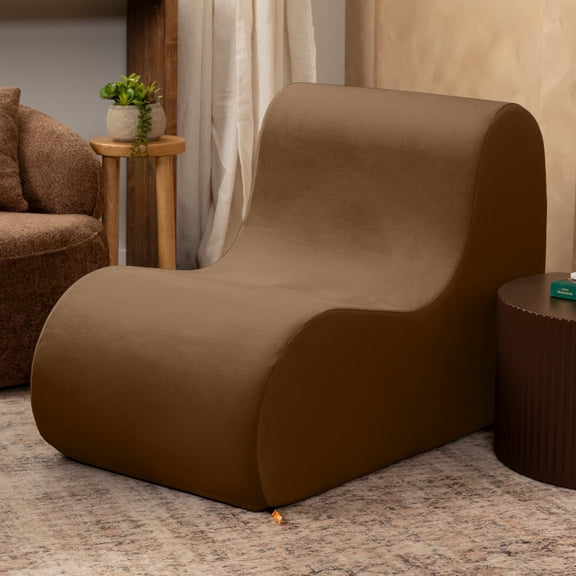 Jaxx Uptown Large Modern Accent Chair, Toffee