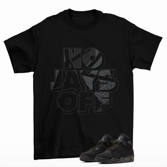 Jay All Day Sneaker Shirt Black to Match T-Shirt, Sizes S-5XL - Gategoo