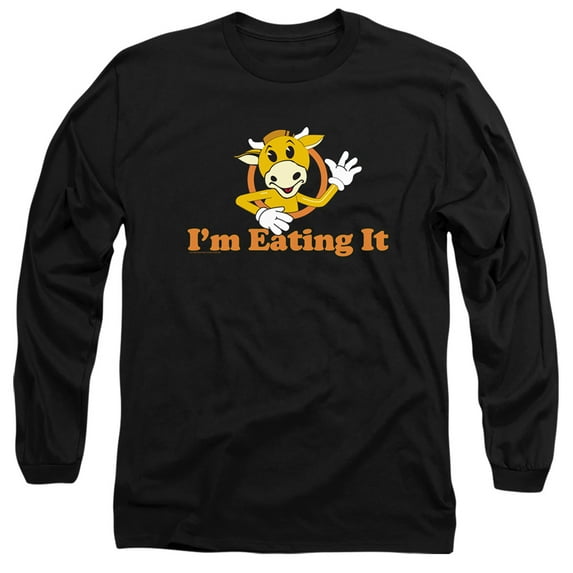 Jay And Silent Bob Im Eating It Long Sleeve Adult 18/1 T-Shirt Black