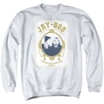 thumbnail image 1 of Jay And Silent Bob Jay Bob Adult Crewneck Sweatshirt White, 1 of 1
