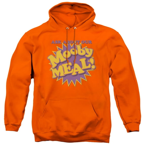 Jay And Silent Bob Mooby Meal Adult Pullover Hoodie Sweatshirt Orange