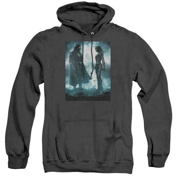 Jay And Silent Bob Movie Poster Adult Heather Hoodie Sweatshirt Black