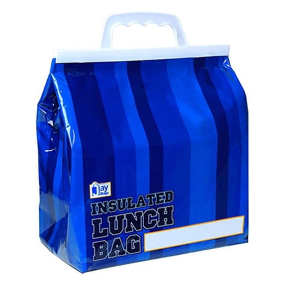 Jay Bags HB-17 Blue Lines Lunch Bag - Pack of 48