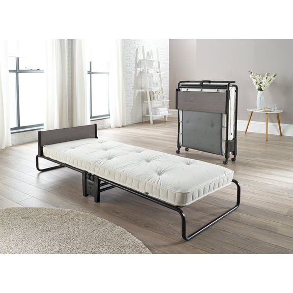 Jay-Be Inspire Folding Bed with Pocket Spring Mattress and Headboard, Twin