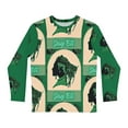 thumbnail image 1 of Jay Bu Couture "Cutting Edge" Men's Long Sleeve Shirt (Green), 1 of 4