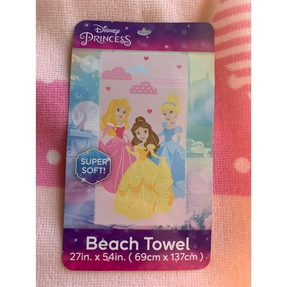 Jay Franco Disney Princess Cartoon Beach Towel 27inx54in