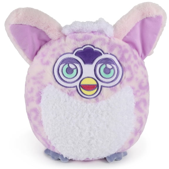 Jay Franco Furby Plush Pillow Buddy 15 Inch Kids Ultra-Soft Stuffed Plushie & Cozy Pillow, Official Licensed Product, Purple