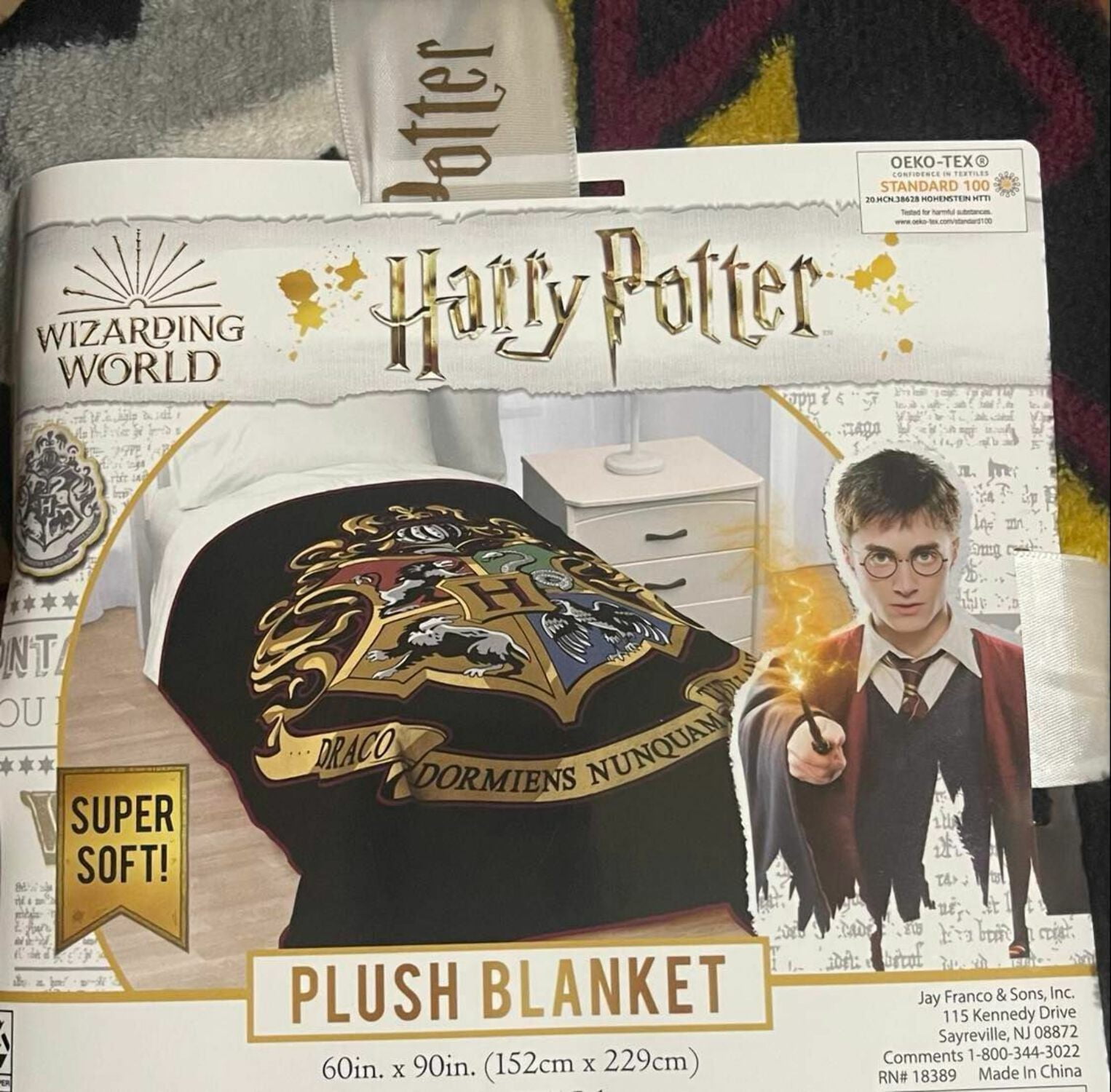 Harry Potter Soft Throw Wizarding World Twin Full Sized Fleece