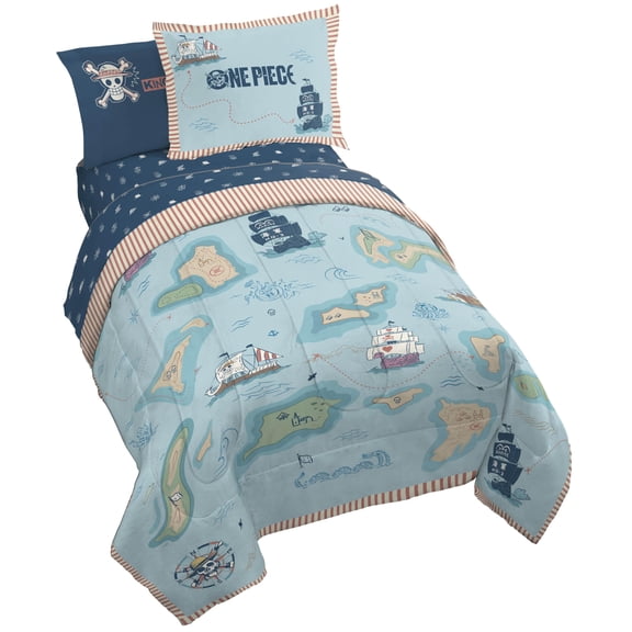 Jay Franco Kids Comforter Set Includes Sheets and Pillow Covers - Soft and Cozy Bed Set for Stylish Room Decor, Official Licensed Bedding, Multi - One Piece, 7 Piece Full