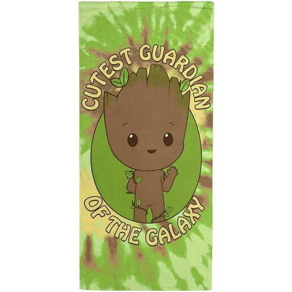 Jay Franco Marvel Guardians of The Galaxy Groot Kids Bath Pool Beach Towel - Super Soft & Absorbent 100% Cotton Towel, Measures 28 x 58