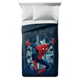 thumbnail image 1 of Jay Franco Marvel Spiderman Blue Reversible Microfiber Comforter, Twin XL, 1 of 3