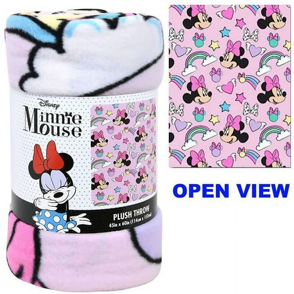 Jay Franco & Sons 30386320 45 x 60 in. Minnie Mouse Plush Throw Blanket