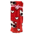 thumbnail image 1 of Jay Franco & Sons, Inc. Hello Kitty Blankets and Throws Red - Heart Shades, Throw 60"x70", 1 of 3