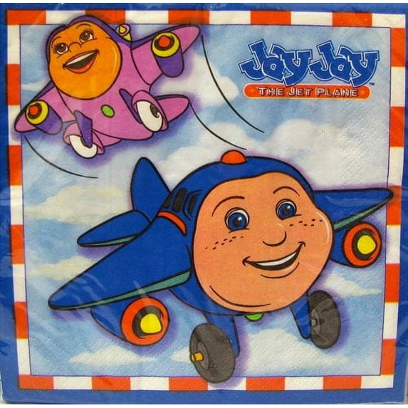 Jay Jay The Jet Plane Lunch Napkins (16ct)